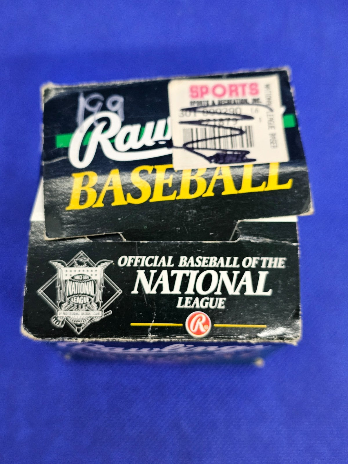 Balle Baseball Rawlings National League RO N Leonard Coleman 1994 19994