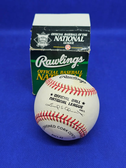 Balle Baseball Rawlings National League RO N Leonard Coleman 1994 19990