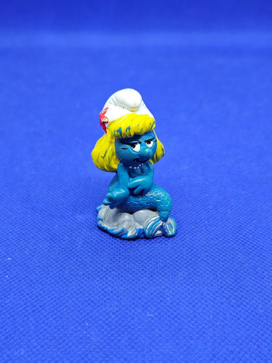 Schtroumpfette Sirène Les Schtroumpfs Schleich 20142 Peyo Vintage 19810