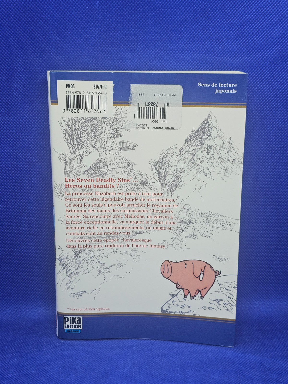 Seven Deadly Sins Tome 1 Nakaba Suzuki Manga Pika Shonen VF 20141