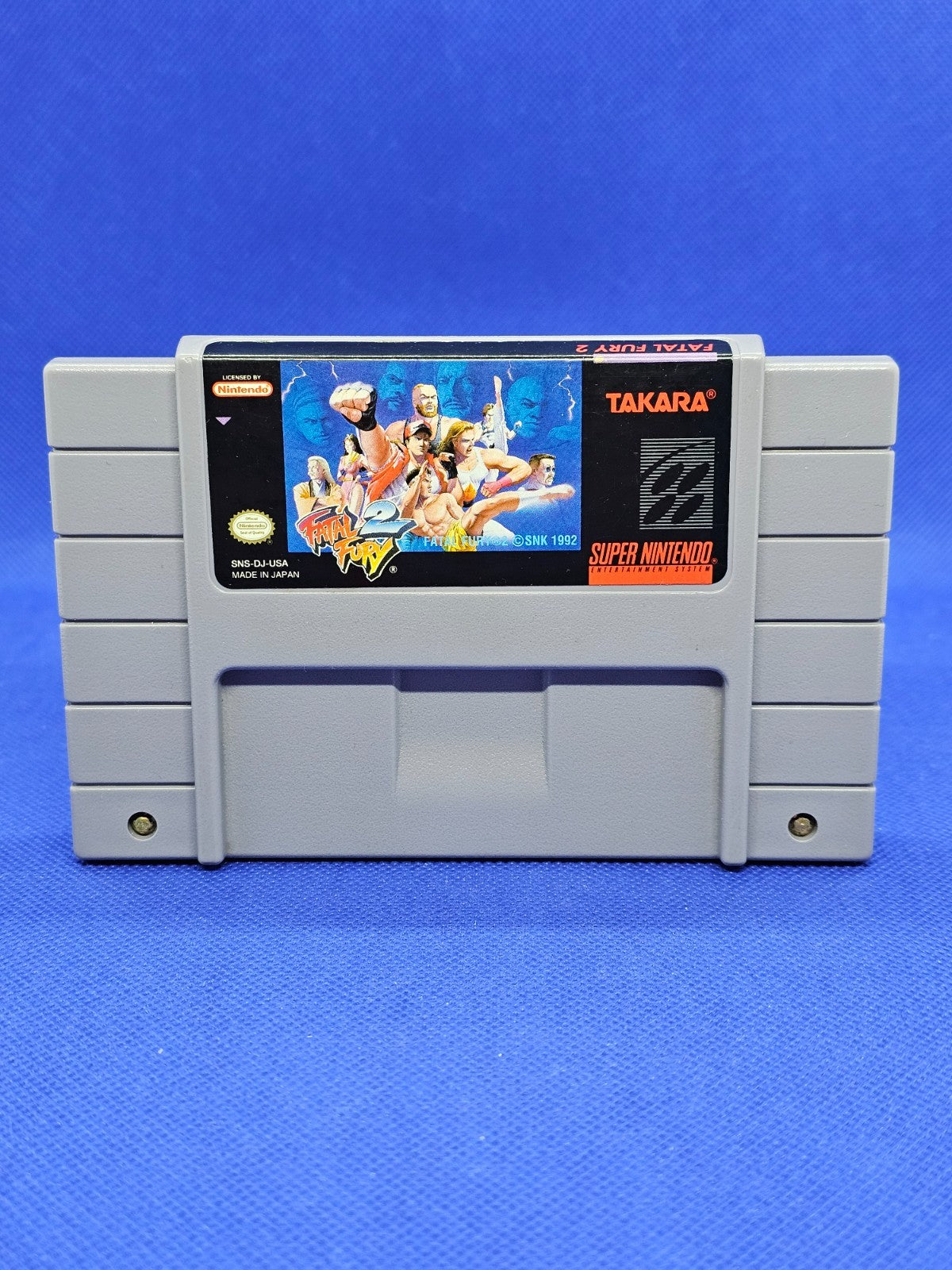 Fatal Fury 2 Super Nintendo SNES USA Takara 1992 SNS-DJ-USA0