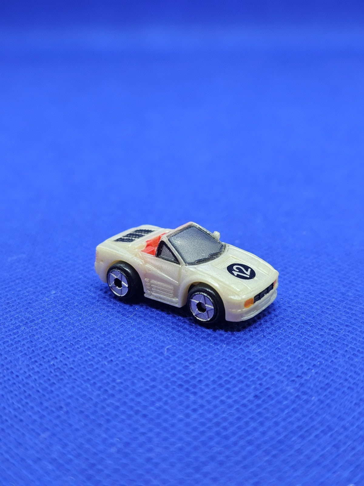 Micro Machines Ferrari Testarossa Convertible Blanche N°12 Galoob 1989 Échelle 10