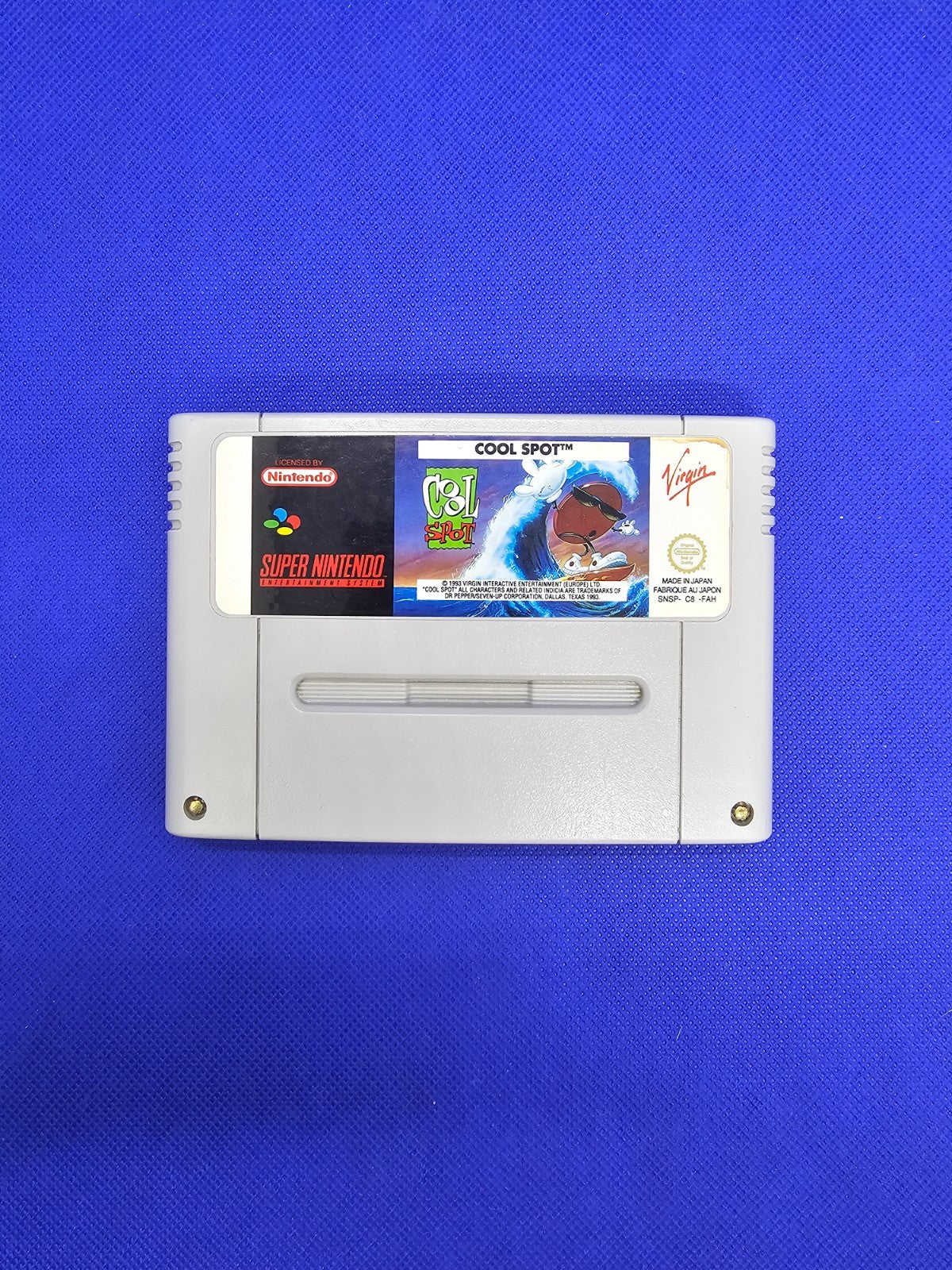 Cool Spot Super Nintendo SNES PAL FAH Virgin 1993 Cartouche Seule0
