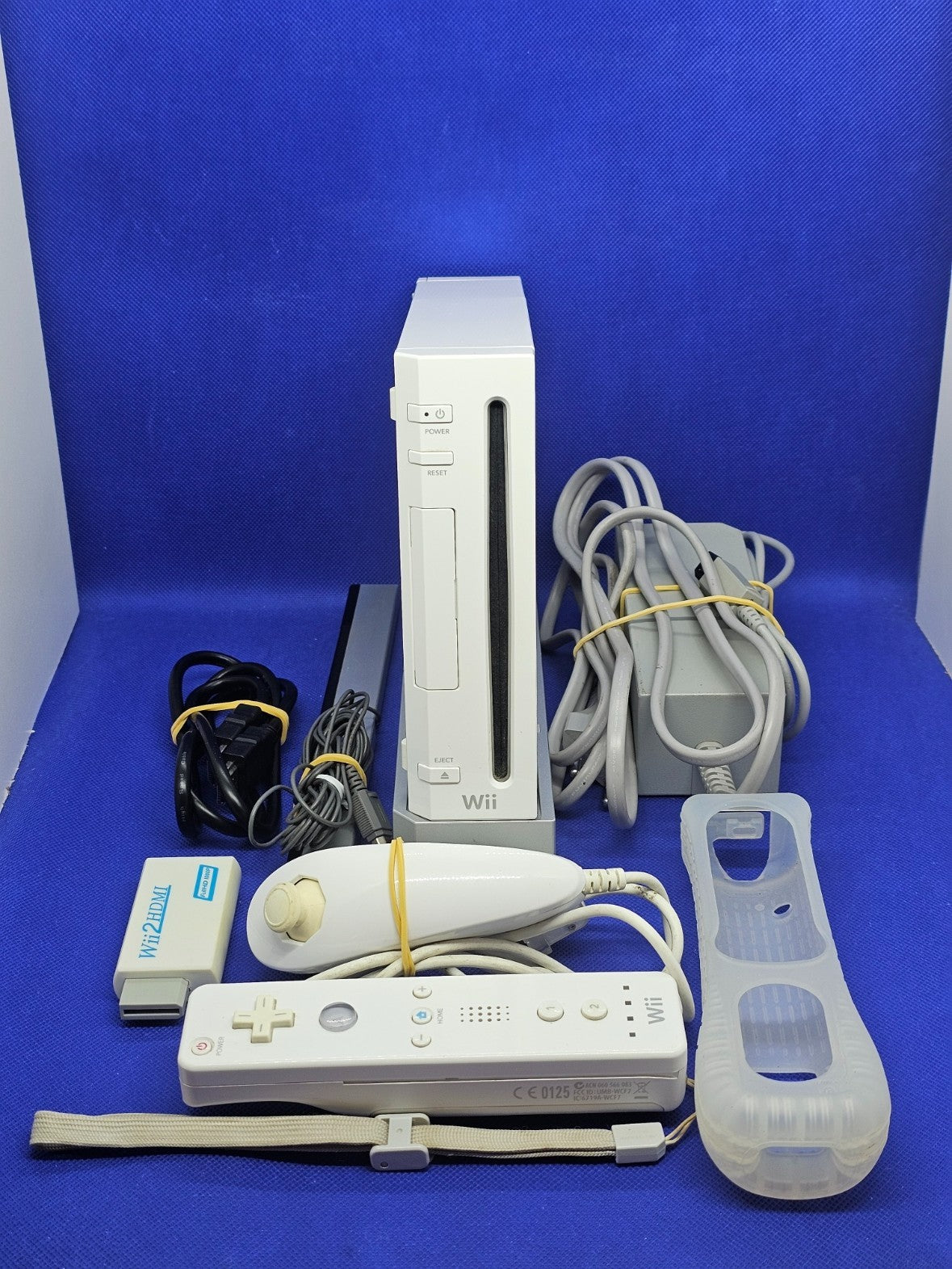 Nintendo Wii Blanche RVL-001 PAL Console Wiimote Nunchuk HDMI Nintendo 20062