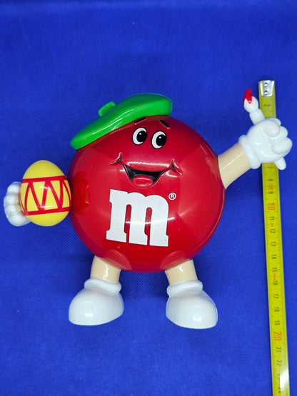 M&M’s Red Distributeur Bonbons Pâques 1992 Mars Vintage Figurine Boîte Sucreries5
