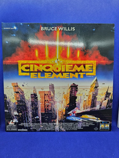 Le Cinquième Élément LaserDisc PAL Bruce Willis Luc Besson Milla Jovovich THX0