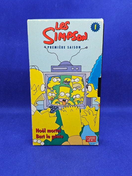 Les Simpson VHS Première Saison 1 Noël Mortel Bart le Génie Fabbri Video 20010