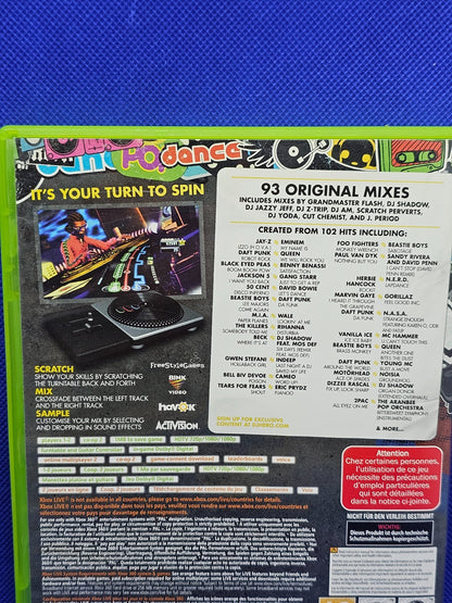 DJ Hero Xbox 360 PAL Europe Not For Resale Activision 2009 Complet Avec Notice2