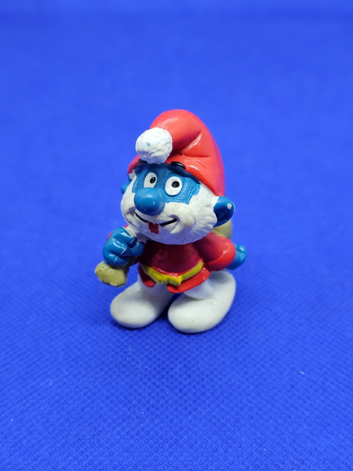 Papa Schtroumpf Père Noël 51903 Les Schtroumpfs Schleich Peyo 1981 vintage0