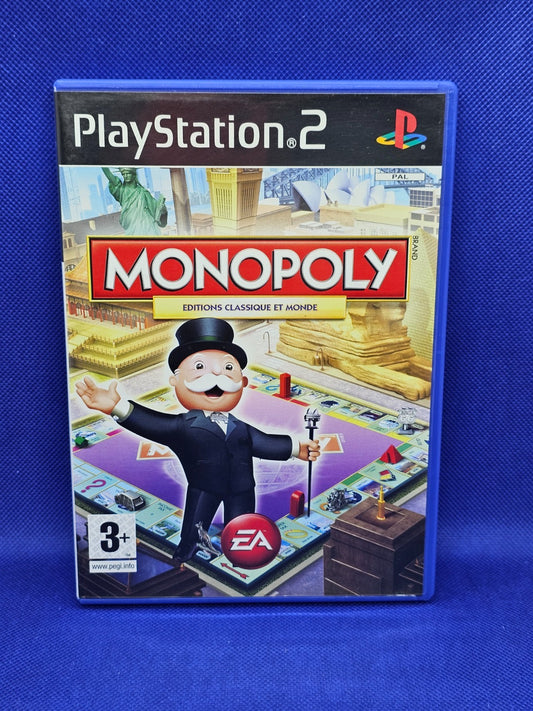 Monopoly Éditions Classique et Monde PS2 Electronic Arts 2008 Jeu Complet PAL0