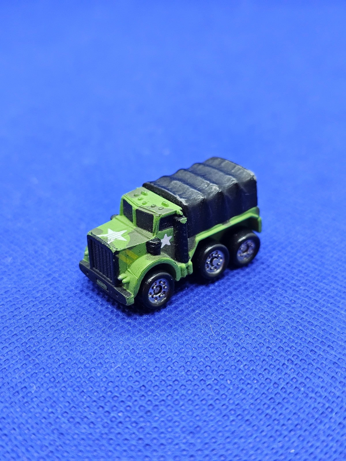 Micro Machines Camion Militaire Bâché Étoile Verte Galoob 1995 Miniature 1801