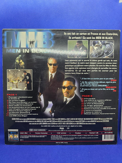 Men In Black MIB LaserDisc PAL Columbia Tristar 1997 Will Smith Tommy Lee Jones 1