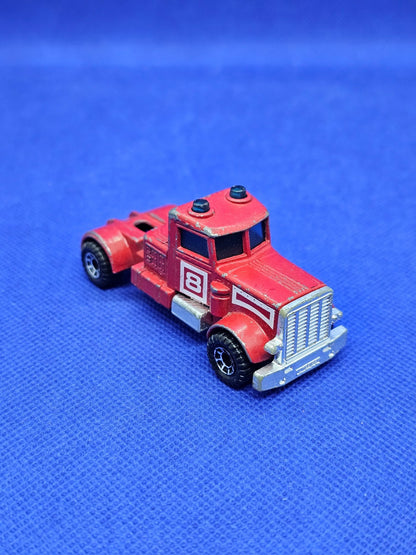 Matchbox Convoy Peterbilt Fire Engine Tractor Unit N°8 1984 Made in Macau 1900