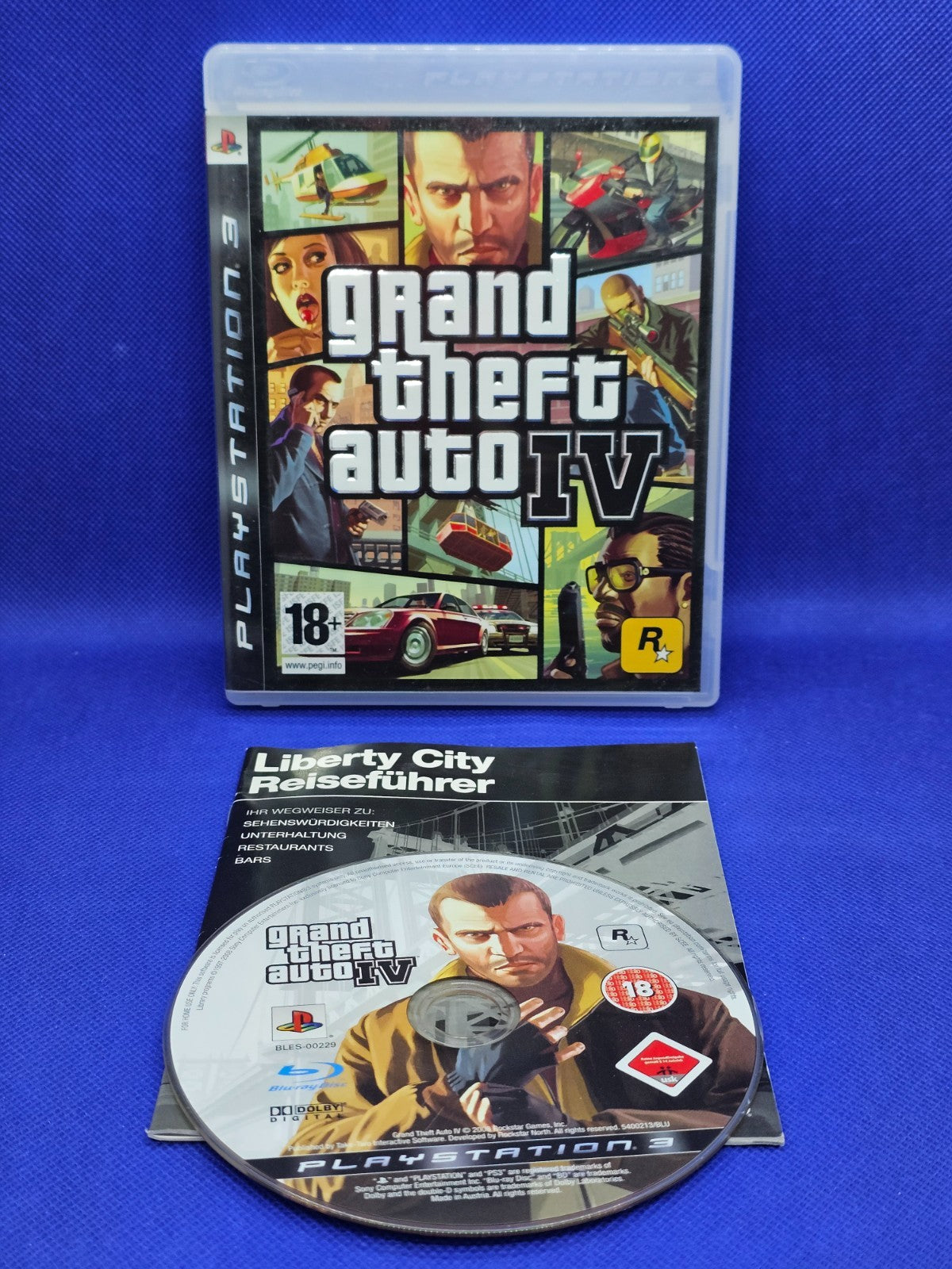 Grand Theft Auto IV GTA 4 PS3 Rockstar Games 2008 No MAP Version Allemande0