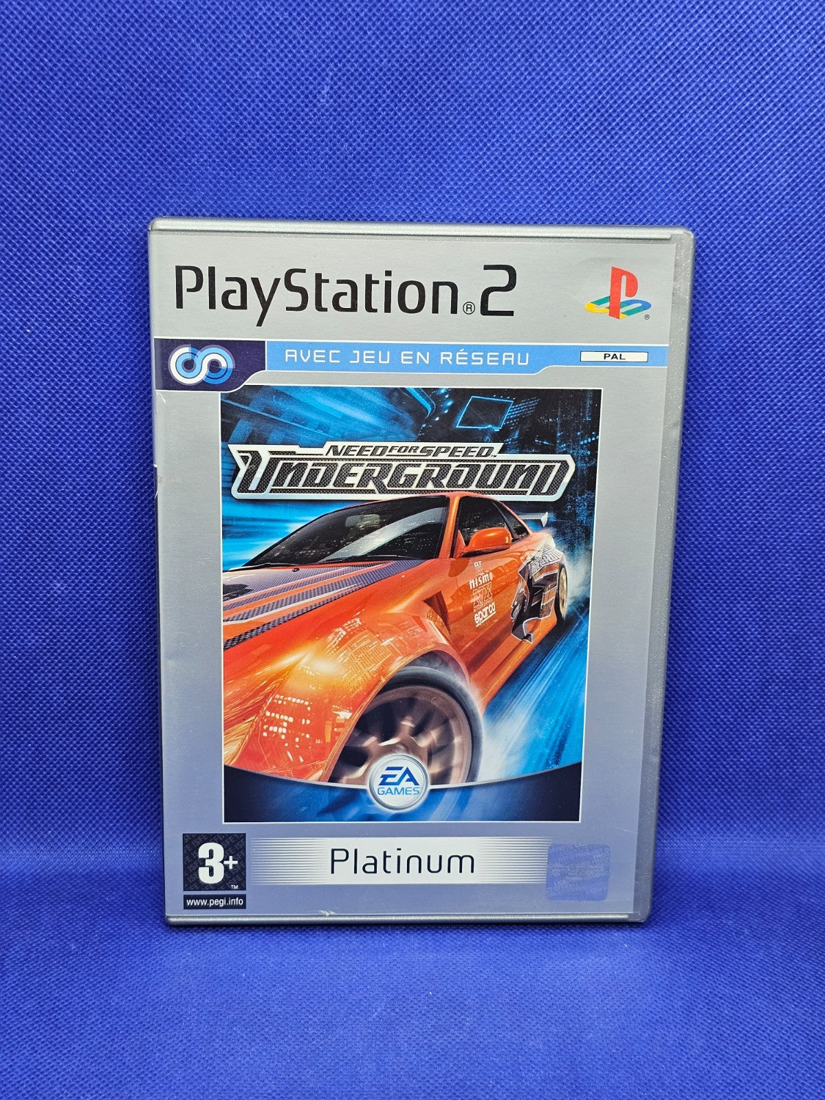Need for Speed Underground PS2 Platinum PAL FR EA Games 2003 complet0