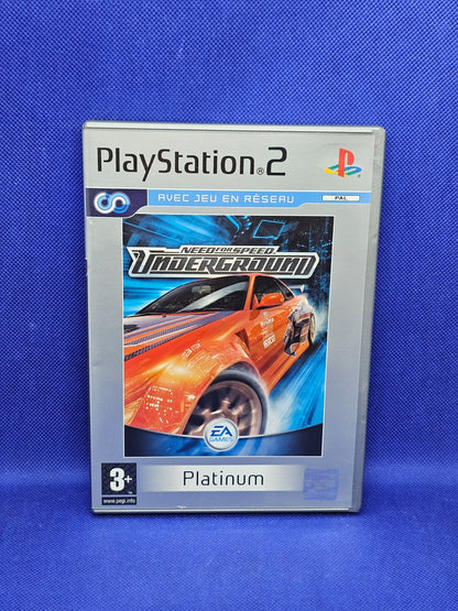 Need for Speed Underground PS2 Platinum PAL FR EA Games 2003 complet0