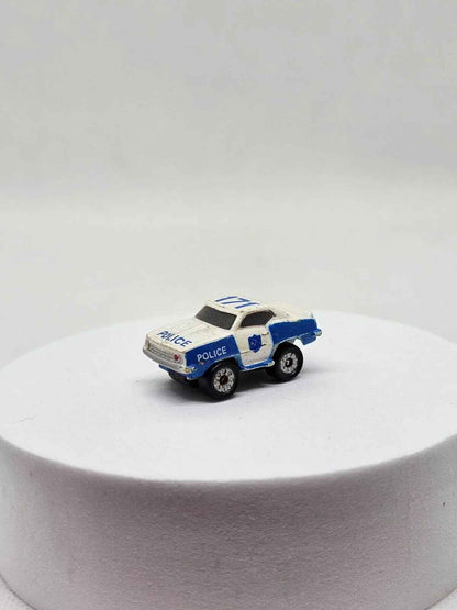 Micro Machines Chevrolet Camaro Police 1969 Blanche – Voiture Miniature Vintage