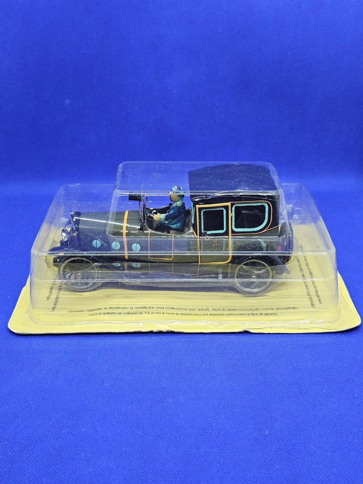 Voiture Ancienne Chauffeur Paya Reproduction Vintage Wind-Up Tin Toy Limousine J0