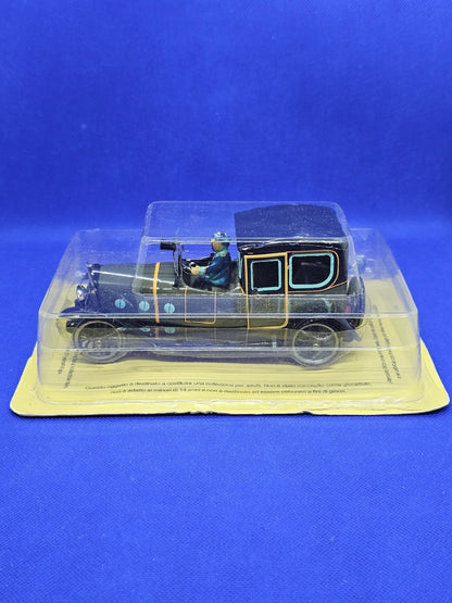 Voiture Ancienne Chauffeur Paya Reproduction Vintage Wind-Up Tin Toy Limousine J0
