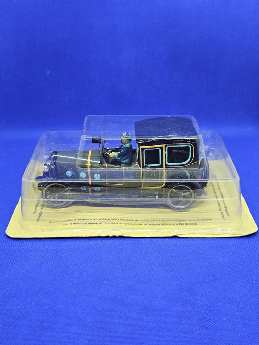 Voiture Ancienne Chauffeur Paya Reproduction Vintage Wind-Up Tin Toy Limousine J0