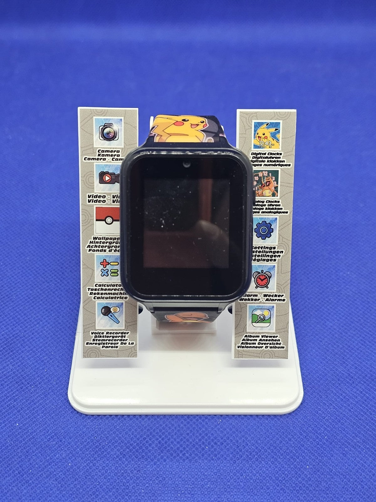 Montre Pokémon Pikachu Smartwatch Accutime POK4231AZ Écran Tactile Caméra6