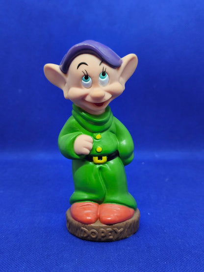 Figurine Simplet Dopey, Blanche-Neige et les Sept Nains, Disney, Pouet PVC, 14 c0