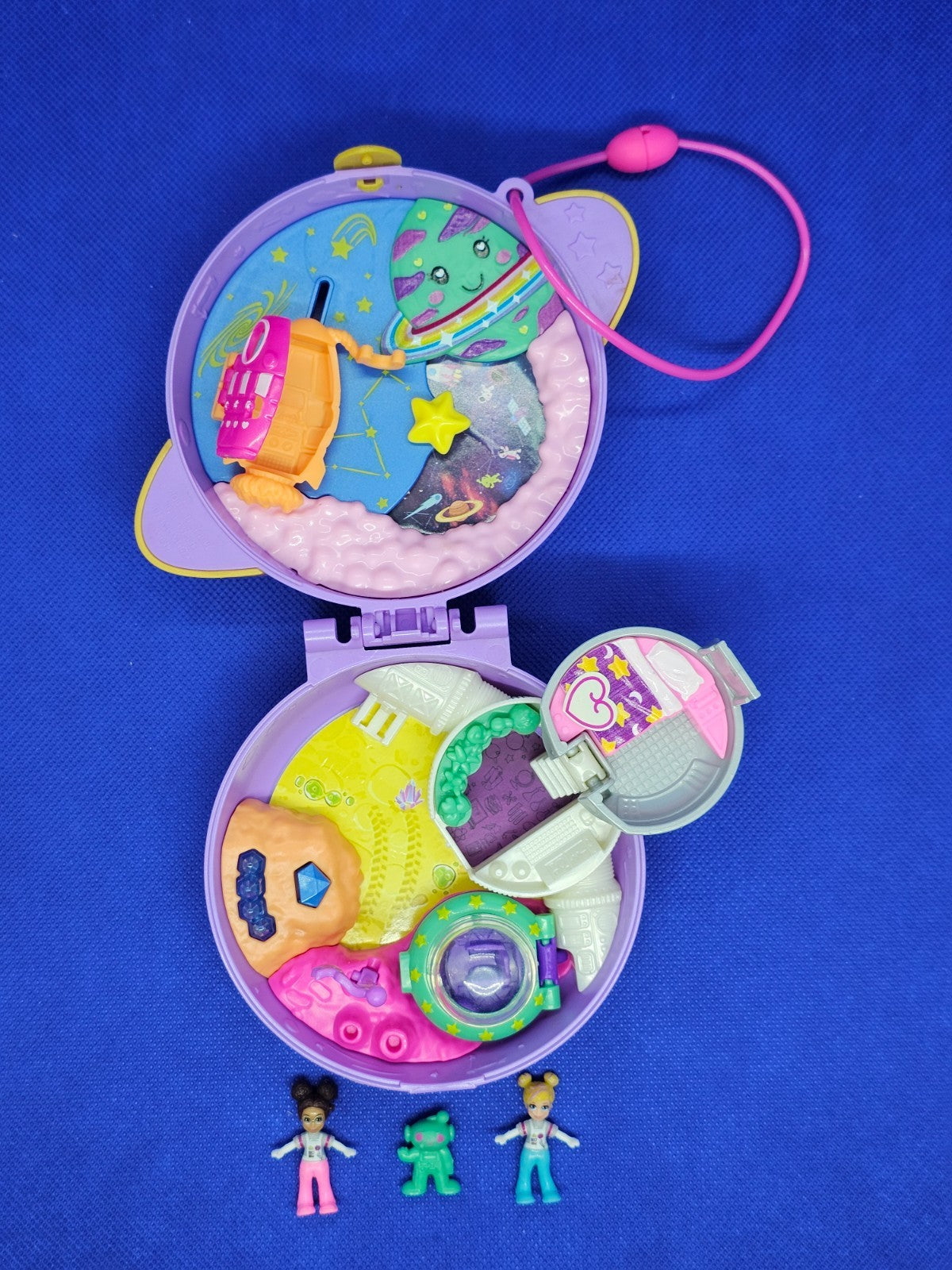 Polly Pocket Exploration de Saturne Espace Mattel GKJ51 2019 3 Figurines0