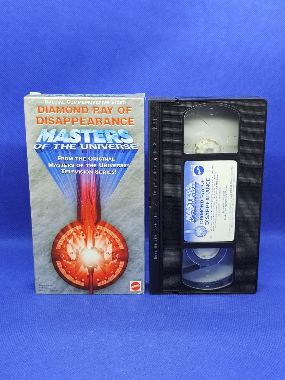 VHS Masters of the Universe Diamond Ray of Disappearance Mattel 20010