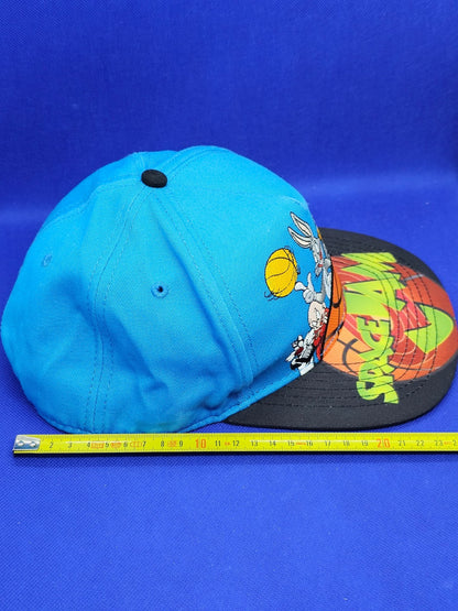 Casquette Space Jam Tunes Squad Bugs Bunny Snapback Vintage Bleu Noir7