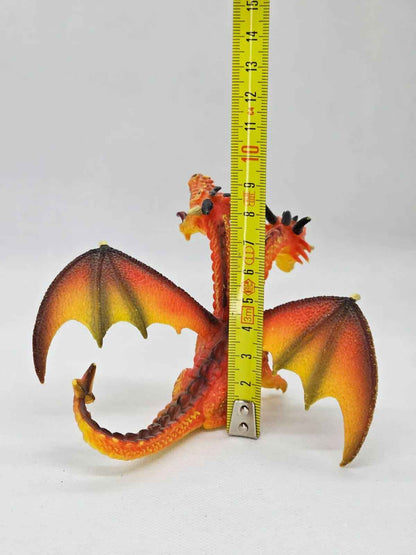 Dragon à deux têtes, Monde fantastique, Bullyland, Fig 12 cm