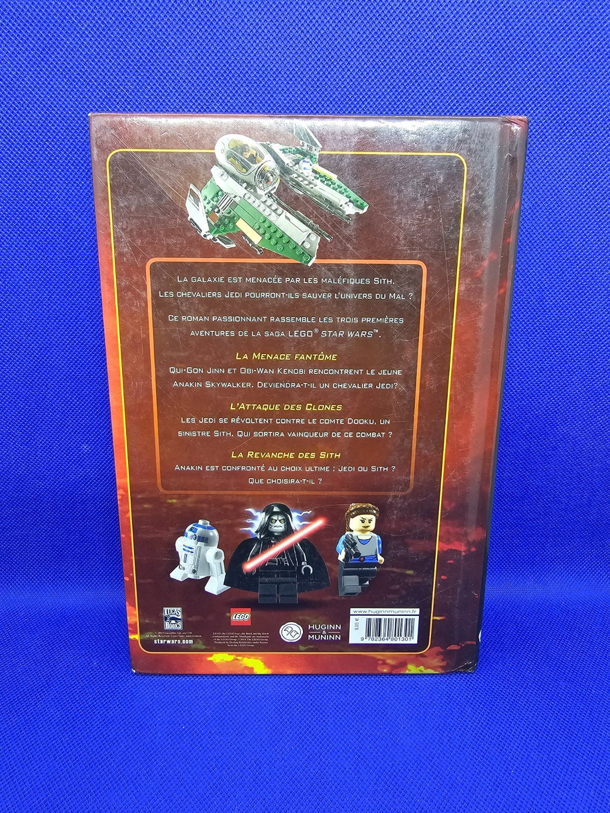 La Chute d’Anakin, LEGO Star Wars, Huginn & Muninn Qilinn, 2014, Livre Roman Ill1