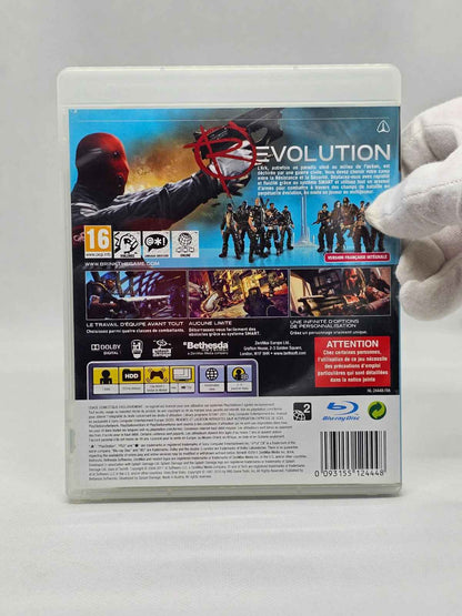 BRINK PS3 VF intégrale, Bethesda, 2011, complet