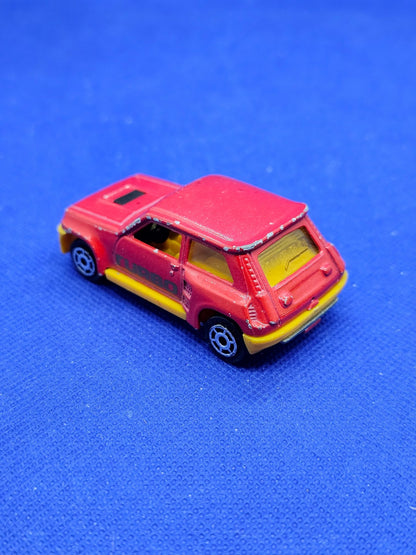 Renault 5 Turbo Majorette N°255 France 155 Rouge 6,5 cm1