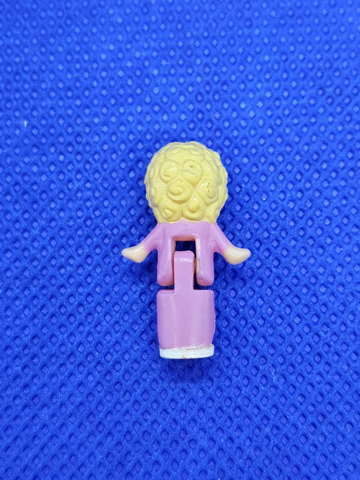 Figurine Polly Pocket Blonde Cheveux Bouclés Beauty Case Bluebird 19911