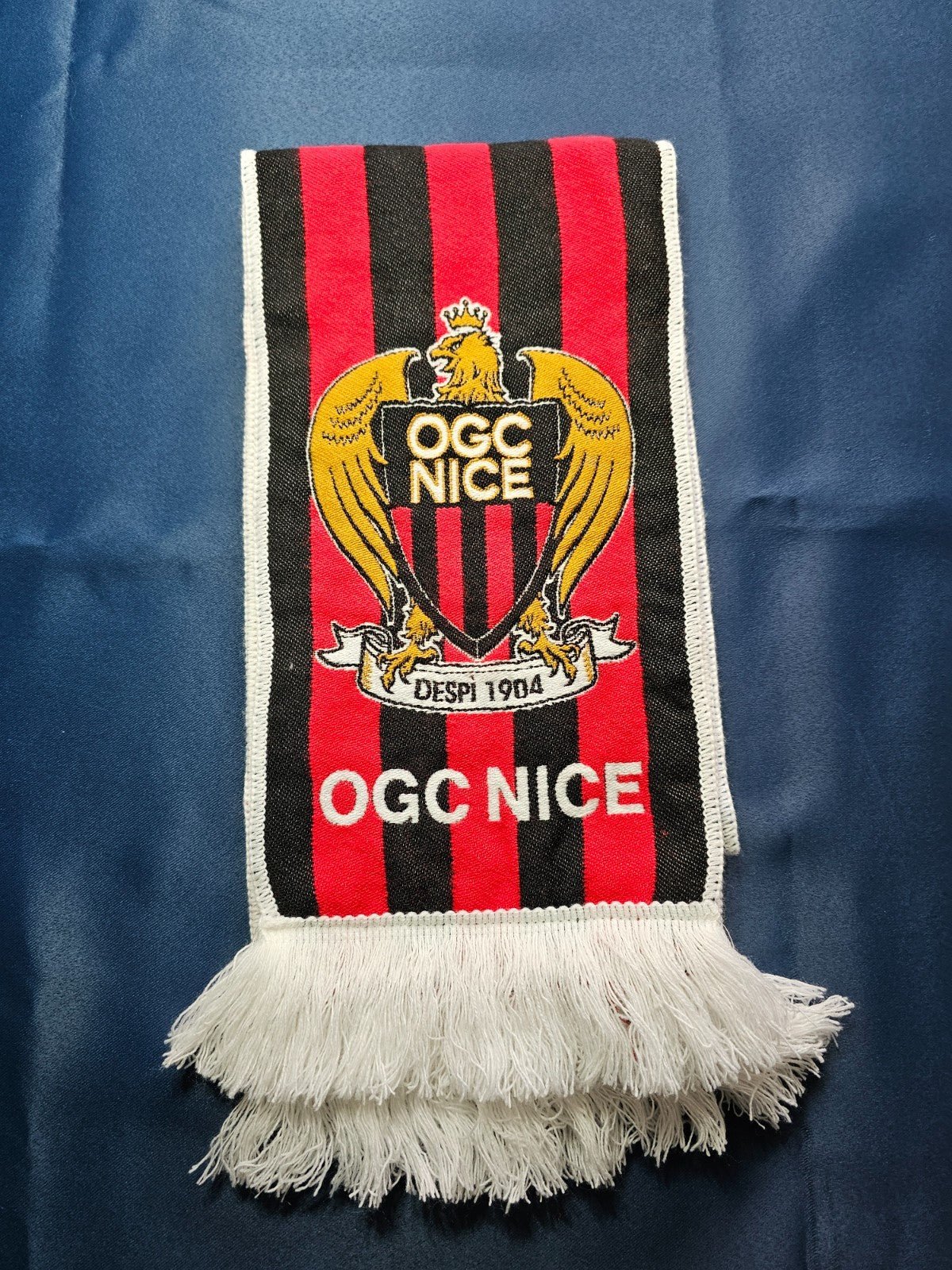 Écharpe OGC Nice FC Basel Alliance Riviera Quart Finale Supporter Football Vinta3