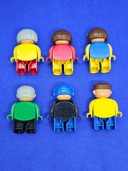 Lot 6 Personnages LEGO DUPLO Ville Famille Policier Figurines Officielles1
