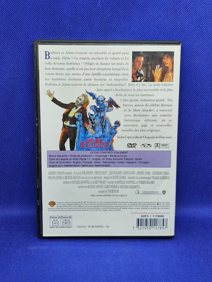 Beetlejuice DVD Édition Française Tim Burton Warner Michael Keaton 19881