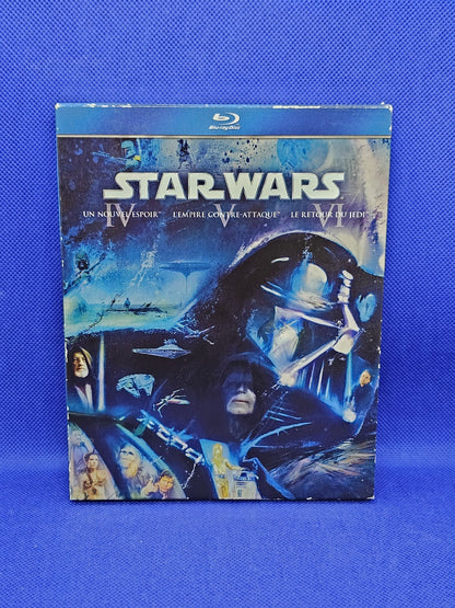 Star Wars Trilogie Originale Coffret Blu-ray 3 Films Lucasfilm Fox Épisodes IV V0