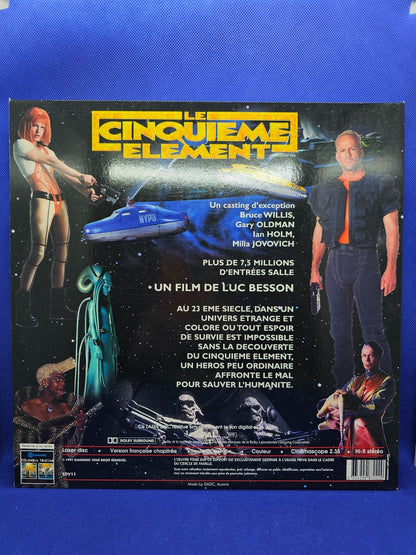 Le Cinquième Élément LaserDisc PAL Bruce Willis Luc Besson Milla Jovovich THX1