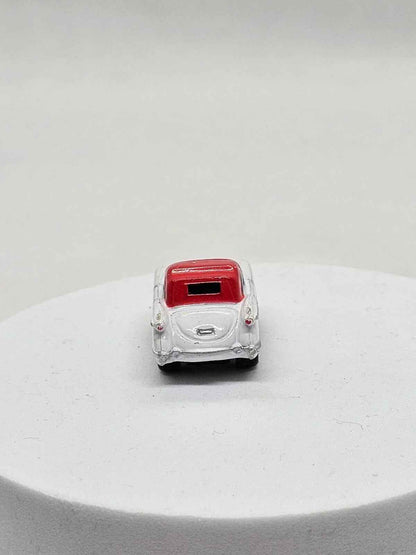 Micro Machines Chevrolet Corvette 1955 Blanche avec Toit Rouge, Galoob, 1987, 4