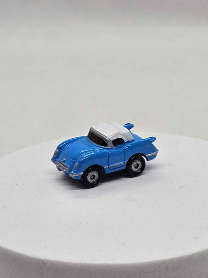 Micro Machine 1955 Chevrolet Corvett blue And White