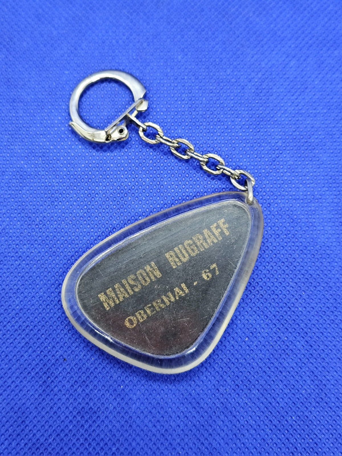 Porte-Clés Vintage Publicitaire Maison Rugraff Obernai 67 – Danseuse, Années 601