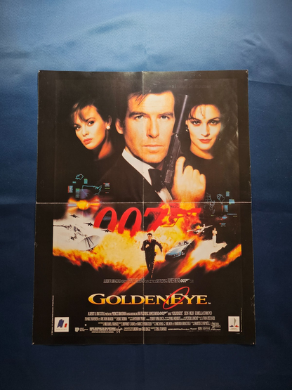 Poster James Bond 007 GoldenEye Demain ne meurt jamais Pierce Brosnan MGM UA 1990