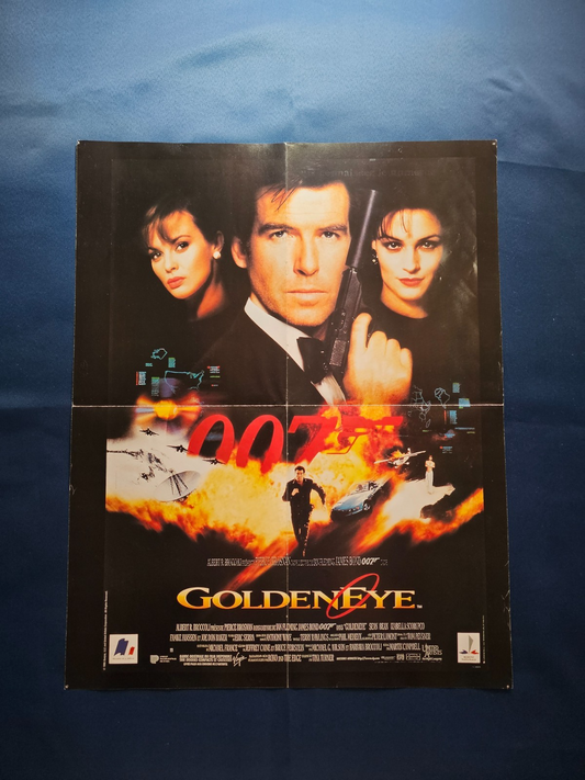 Poster James Bond 007 GoldenEye Demain ne meurt jamais Pierce Brosnan MGM UA 1990