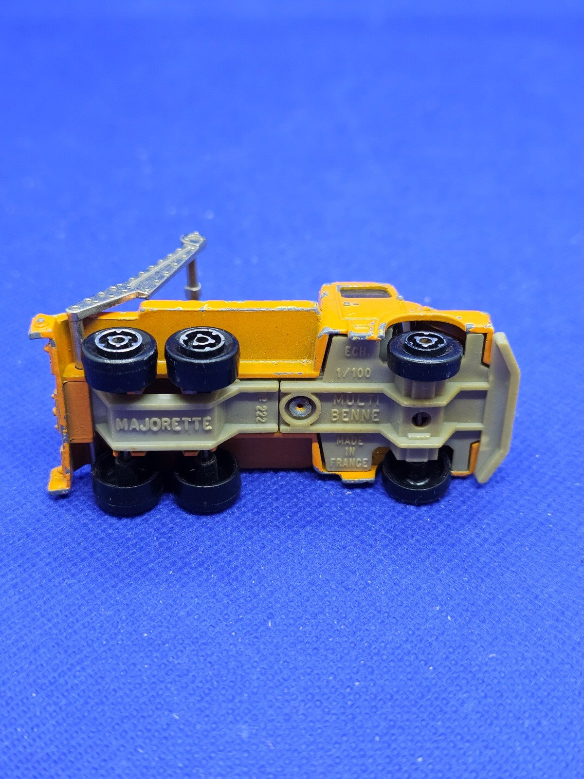 Majorette Multi Benne No 222 Camion Made in France 1 100 Orange3