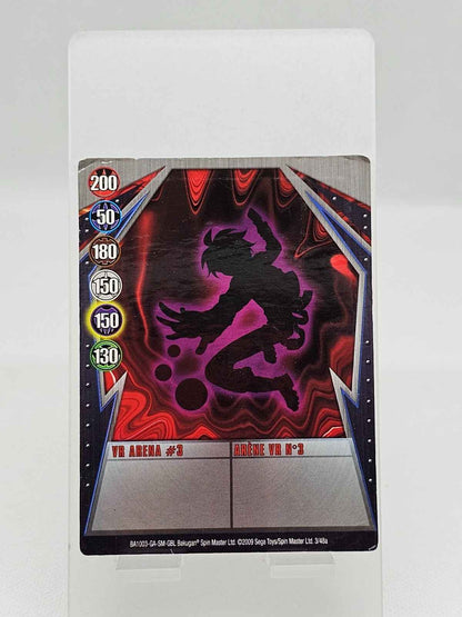 Carte Bakugan VR Arena #3 Gate, Spin Master, 2009, Arène VR n°3 Métallique