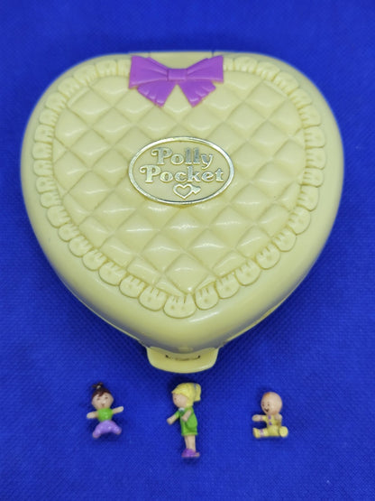 Polly Pocket Strollin’ Baby, Bluebird Toys, 1994, Coffret Maison Bébé Cœur1