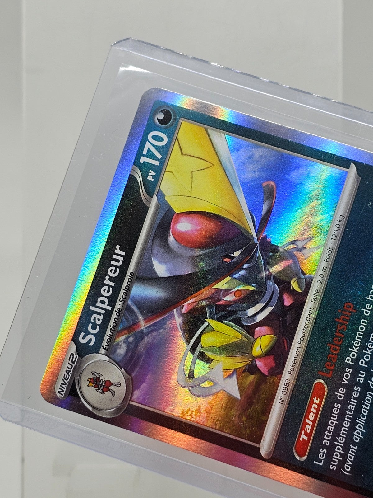 Scalpereur 134198, Gardiens de Cristal, Pokémon Holo Rare, 2023, VF1