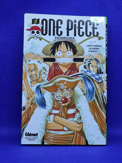 One Piece Tome 2 Luffy versus Baggy Manga Eiichiro Oda Glénat 20130
