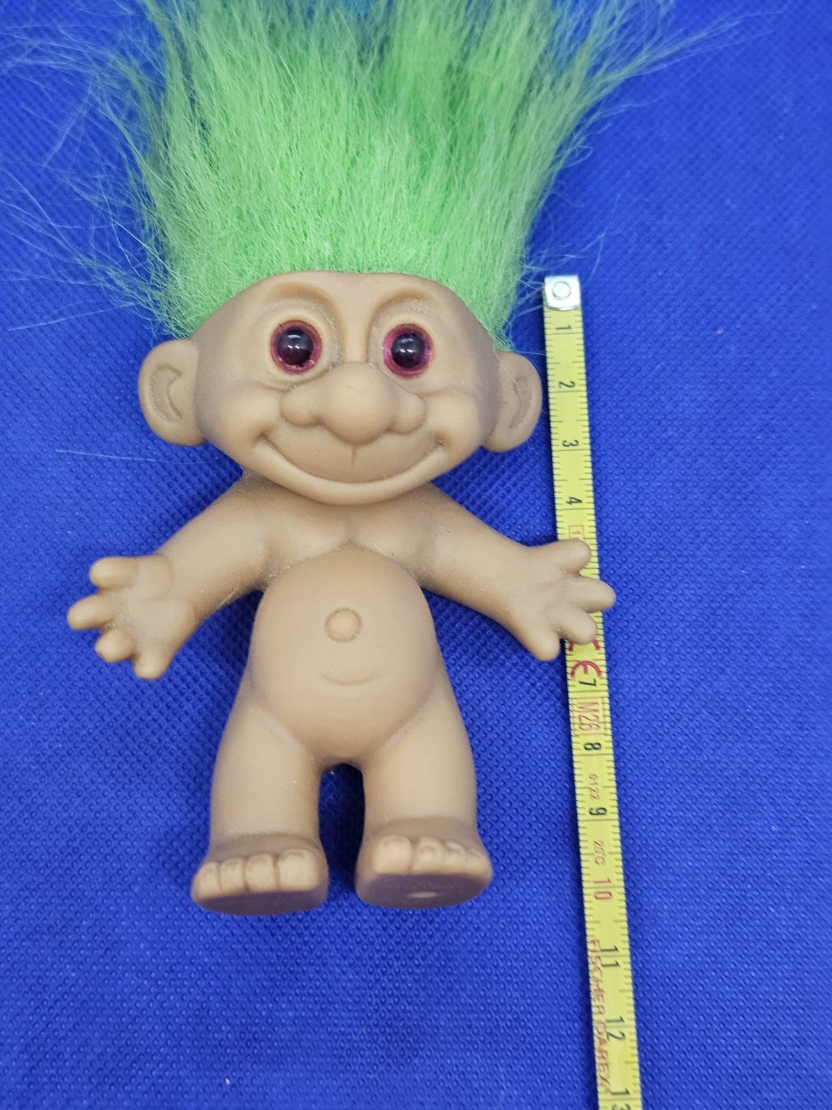 Troll Vintage Cheveux Verts Années 90 10 cm1